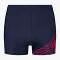 Men's Speedo Medley Logo swim shorts navy/orange