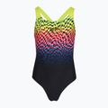 Children's one-piece swimsuit Speedo Digital Placement Powerback black/pink