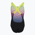 Children's one-piece swimsuit Speedo Digital Placement Powerback black/pink 2