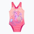Children's one-piece swimsuit Speedo Digital Printed bloominous pink/cupid coral