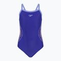 Speedo Platisol Placement Thinstrap Muscleback children's one-piece swimsuit true cobalt/curious blue