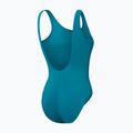 Speedo women's one-piece swimsuit Logo Deep U-Back peacock/pumpkin spice/marine blue 3