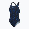 Speedo women's one-piece swimsuit HyperBoom Allover Medalist black/true cobalt/curious blue 2