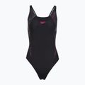 Women's one-piece swimsuit Speedo HyperBoom Splice Muscleback black/electric pink