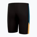 Men's Speedo Dive black/dark teal/mandarin peel swim jammers 2