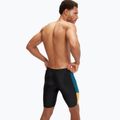 Men's Speedo Dive black/dark teal/mandarin peel swim jammers 5