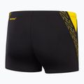 Men's Speedo Hyper Boom Splice black/lemon drizzle swim boxers 2