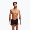 Men's Speedo Tech Panel black/mandarin peel/dark teal swim boxers 5