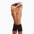 Men's Speedo Tech Panel black/mandarin peel/dark teal swim boxers 6