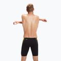 Speedo Hyper Boom Splice men's swim trunks black/lemon drizzle 6