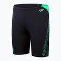 Men's Speedo Hyper Boom Splice swim trunks true navy/herlequin green
