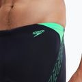 Men's Speedo Hyper Boom Splice swim trunks true navy/herlequin green 6