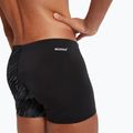 Men's Speedo Hyperboom V-Cut black/usa charcoal/white swim boxers 8