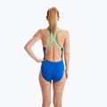 Speedo Placement Digital Powerback women's one-piece swimsuit true cobalt/harlequin green 7