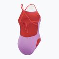 Speedo Solid Tie Back women's one-piece swimsuit sweet purple/watermelon 3