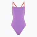 Speedo Solid Tie Back women's one-piece swimsuit sweet purple/watermelon