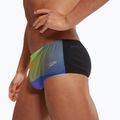 Men's Speedo Allover Digital Brief swim briefs black/sweet purple 7