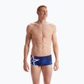 Men's Speedo Placement Digital Brief cerulean blue/true cobalt/watermelon/white swim shorts 5