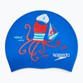 Speedo Junior Printed Silicone tru cobalt/watermelon/white children's swimming cap 2