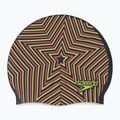 Speedo Reversible Slogan Junior starburst true cobalt/flare pink children's swimming cap 2