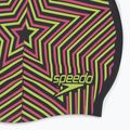Speedo Reversible Slogan Junior starburst true cobalt/flare pink children's swimming cap 4