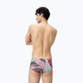 Speedo men's 13.5cm Allover Training Club Brief swimming boxers black/matcha green/siren red 3