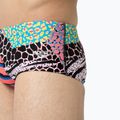 Speedo men's 13.5cm Allover Training Club Brief swimming boxers black/matcha green/siren red 5