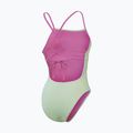 Speedo Solid Lattice Tie-Back one-piece swimsuit matcha green 2