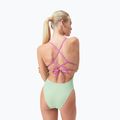 Speedo Solid Lattice Tie-Back one-piece swimsuit matcha green 8