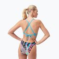 Speedo Allover Digital Tie Back one-piece swimsuit black/matcha green/siren red 5