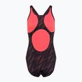 Speedo HyperBoom Allover Medalist black/plum dandy/siren red one-piece swimsuit 2
