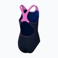 Speedo Digital Placement Splashback children's one-piece swimsuit true navy/kikiki pink/siren red/matcha 2