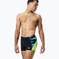 Speedo Endurance+ MAX Splice Aquashort men's swimming boxers black/hyper yellow 3