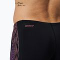 Men's Speedo Tech Panel Aquashort black/coral sands swimming boxers 5