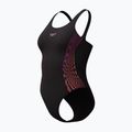 Women's one-piece swimsuit Speedo Placement Muscleback neon violet 3