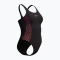 Women's one-piece swimsuit Speedo Placement Muscleback neon violet 4