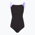 Ladies' one-piece swimsuit Speedo Shaping LunaLustre Printed neon violet