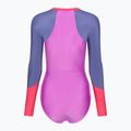 Women's one-piece swimsuit Speedo Colour Block neon violet 2