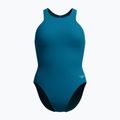 Ladies' one-piece swimsuit Speedo Racer Zip with Built in Swim Bra dark teal 7