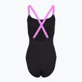 Women's one-piece swimsuit Speedo Shaping Crossback neon violet 2