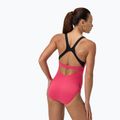Ladies' one-piece swimsuit Speedo Flex Band with Swim Bra raspbery fill/vermilion/punch 3
