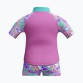Children's two-piece swimsuit Speedo Digital Rash Top Set neon violet 2