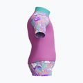 Children's two-piece swimsuit Speedo Digital Rash Top Set neon violet 5