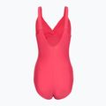 Ladies' one-piece swimsuit Speedo Shaping Cross Knot raspberry fill/vermilion/punch 2