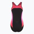 Speedo women's one-piece swimsuit High Neck Splice Cross Back raspberry fill