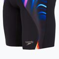 Men's Speedo Placement Digital V-Cut Jammer swim trunks lava blur/speedo black 3