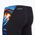 Men's Speedo Placement Digital V-Cut Jammer swim trunks lava blur/speedo black 4