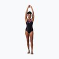 Women's one-piece swimsuit Speedo Medley Logo Medalist neon violet 6