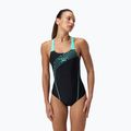 Women's one-piece swimsuit Speedo Medley Logo Medalist arctic glass 5
