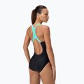 Women's one-piece swimsuit Speedo Medley Logo Medalist arctic glass 7